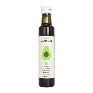 Dầu Trái Bơ Ép Lạnh Hữu Cơ, Organic Virgin Avocado Oil, Cold Pressed (250ml) - FRATELLI MANTOVA
