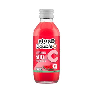 Nước Giải Khát Vị Dưa Hấu, Double C, Watermelon, Vitamin C 500mg (160ml) - PLAYMORE