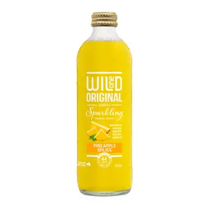 Nước Khoáng Có Ga Hương Dứa, Original Lightly Sparkling Mineral Water, Pineapple Slice, 44 Cals (345ml) - WILD ONE
