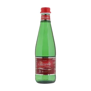 Nước Khoáng Có Ga, Sparkling Natural Mineral Water, Glass Bottle (330ml) - FERRARELLE
