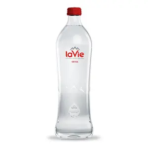 Nước Khoáng Thiên Nhiên Có Ga, Sparkling Natural Mineral Water, Glass Bottle (750ml) - LA VIE