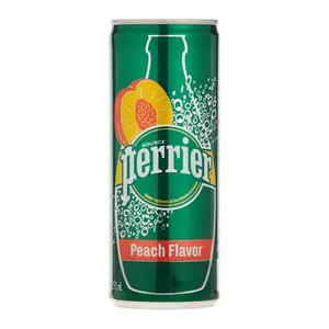 Nước Khoáng Có Ga Hương Đào, Carbonated Natural Spring Water, Peach (250ml) - PERRIER