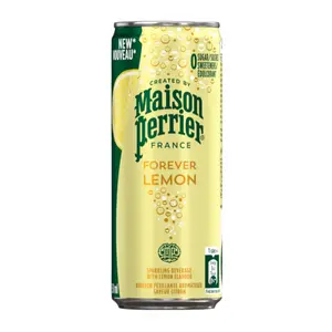 Nước Có Ga Hương Chanh Vàng, Sparkling Beverage, Forever Lemon, 0 Sugars (250ml) - MAISON PERRIER