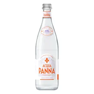 Nước Khoáng Thiên Nhiên Không Ga, Natural Mineral Water, Glass Bottle (750ml) - ACQUA PANNA