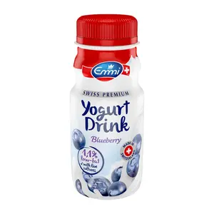 Sữa Chua Uống Việt Quất Ít Béo, Swiss Premium Yogurt Drink, Blueberry, 1.1% Fat (150ml) - EMMI