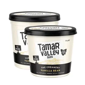 Sữa Chua Hy Lạp Vị Vani, The Creamery Vanilla Bean, All Natural Greek Style Yogurt (700g) - TAMAR VALLEY