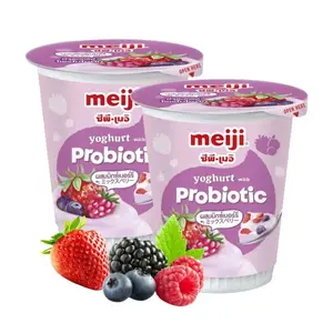 Sữa Chua Lợi Khuẩn Vị Quả Mọng, Yoghurt with Probiotic, Mixed Berries (135g) - MEIJI