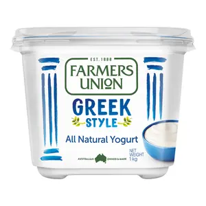 Sữa Chua Hy Lạp Nguyên Chất, Greek Style All Natural Yogurt (1kg) - FARMERS UNION
