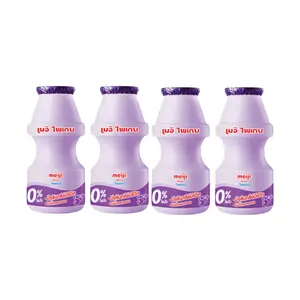 Sữa Chua Uống Hương Việt Quất, Paigen, Blueberry Flavoured Drinking Yoghurt, 4 Chai (400ml) - MEIJI