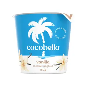 Sữa Chua Dừa Thuần Chay Vị Vani, Plant Based & Dairy Free Coconut Yoghurt, Vanilla (150g) - COCOBELLA