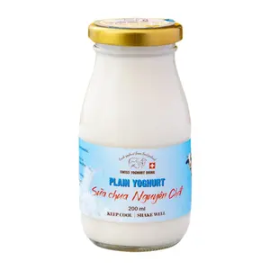 Sữa Chua Nguyên Chất, Plain Yoghurt (200ml) - SWISS YOGHURT DRINK