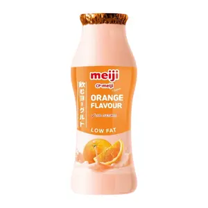Sữa Chua Uống Ít Béo Hương Cam, Paigen, Orange Flavoured Drinking Yoghurt, Low Fat (150ml) - MEIJI