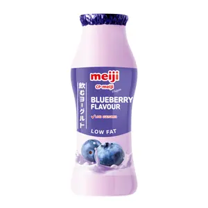 Sữa Chua Uống Ít Béo Hương Việt Quất, Paigen, Blueberry Flavoured Drinking Yoghurt, Low Fat (150ml) - MEIJI