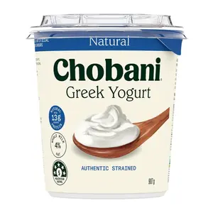 Sữa Chua Hy Lạp Vị Tự Nhiên, Greek Yogurt, Natural (907g) - CHOBANI