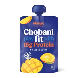 Sữa Chua Hy Lạp Xoài, Fit, Mango Greek Yogurt, 15g Protein & No Added Sugar (150g) - CHOBANI
