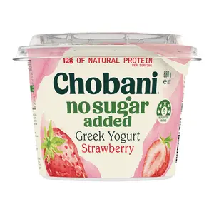 Sữa Chua Hy Lạp Vị Dâu, No Sugar Added Greek Yogurt, Strawberry (680g) - CHOBANI