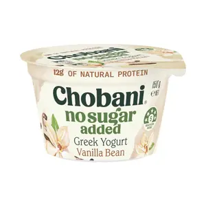 Sữa Chua Hy Lạp Vị Vani, No Sugar Added Greek Yogurt, Vanilla Bean (150g) - CHOBANI