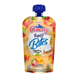 Sữa Chua Vị Dâu, Xoài & Thạch Dừa, Yogurt! Bites, Strawberry Mango with Nata De Coco (120g) - CIMORY