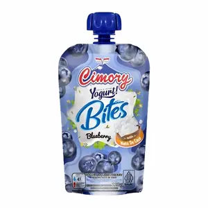 Sữa Chua Vị Việt Quất & Thạch Dừa, Yogurt! Bites, Blueberry with Nata De Coco (120g) - CIMORY