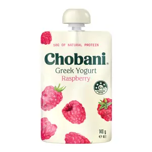 Sữa Chua Hy Lạp Vị Phúc Bồn Tử, Greek Yogurt, Raspberry (140g) - CHOBANI