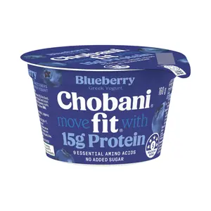 Sữa Chua Hy Lạp Việt Quất, Fit, Blueberry Greek Yogurt, 15g Protein & No Added Sugar (160g) - CHOBANI